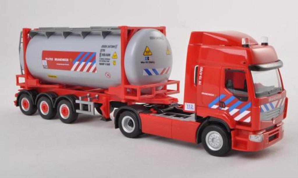Renault Premium 1/87 Herpa Brandweer Brandweer (NL) Tankcontainer-SZ modelauto