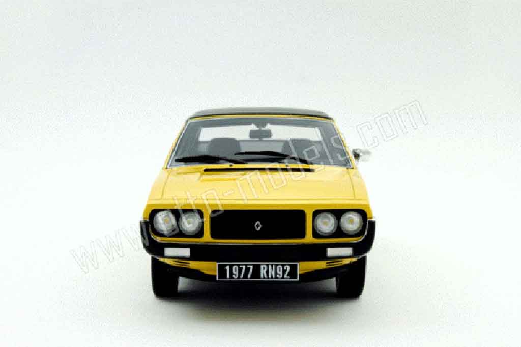 Renault 17 Gordini geel 1977 1/18 Ottomobile