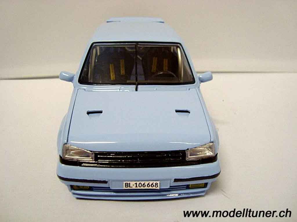 Renault 5 Turbo GT blauw jantes 13 pouces 1/18 Norev