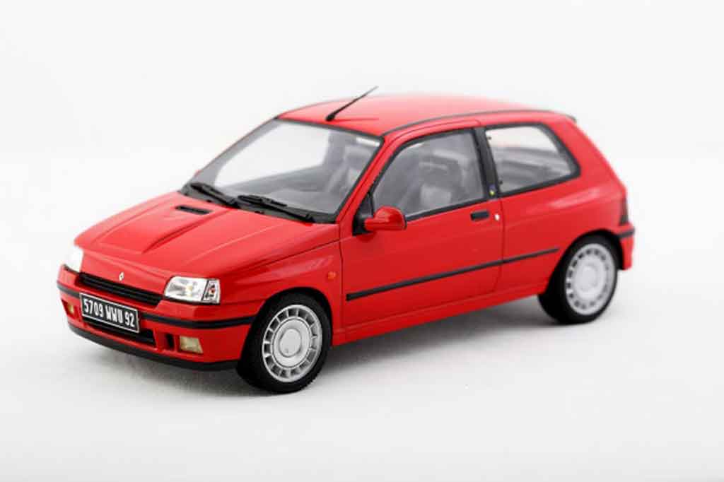 Renault Clio 16S 1/18 Ottomobile 16S 1991 rood modelauto