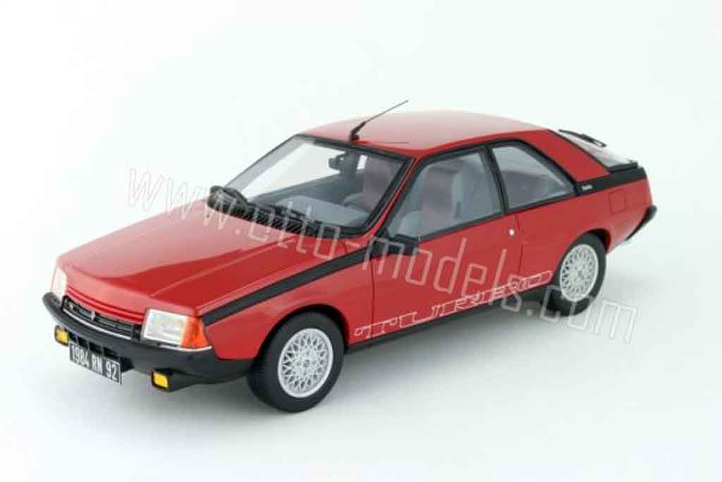 Renault Fuego 1/18 Ottomobile turbo phase 2 1983 rood modelauto