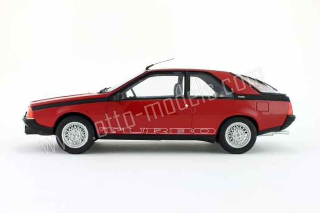 Renault Fuego Turbo phase 2 1983 rood 1/18 Ottomobile