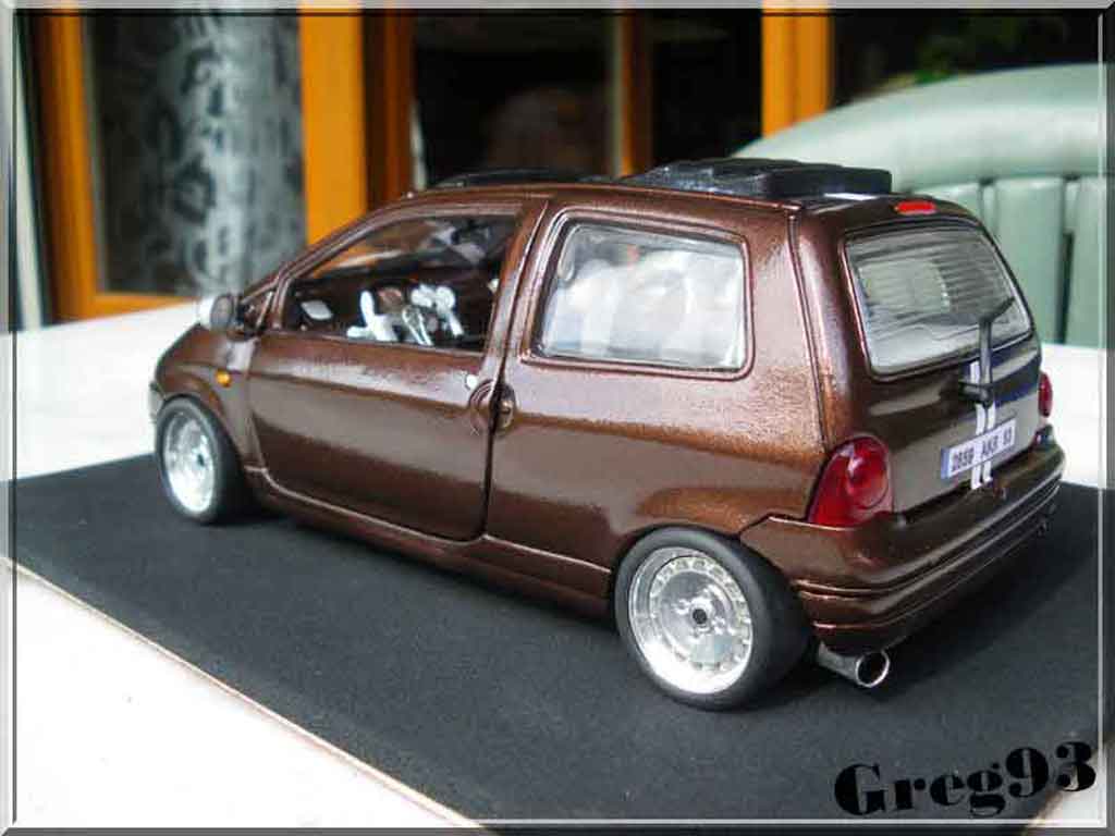 Renault Twingo Base chocolate jantes ronal 1/18 Anson