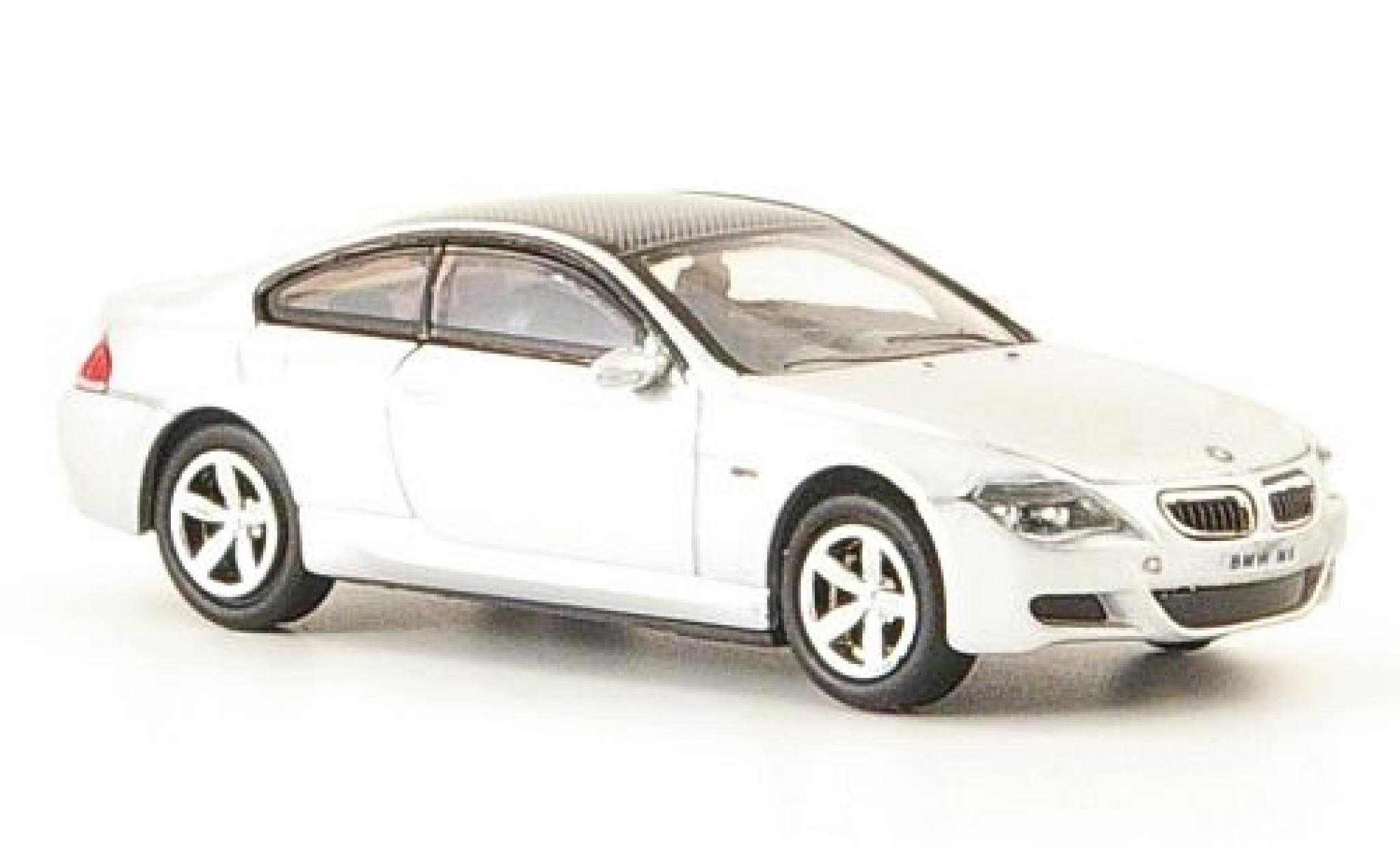 Bmw M6 1/87 Ricko grijs 2006 modelauto