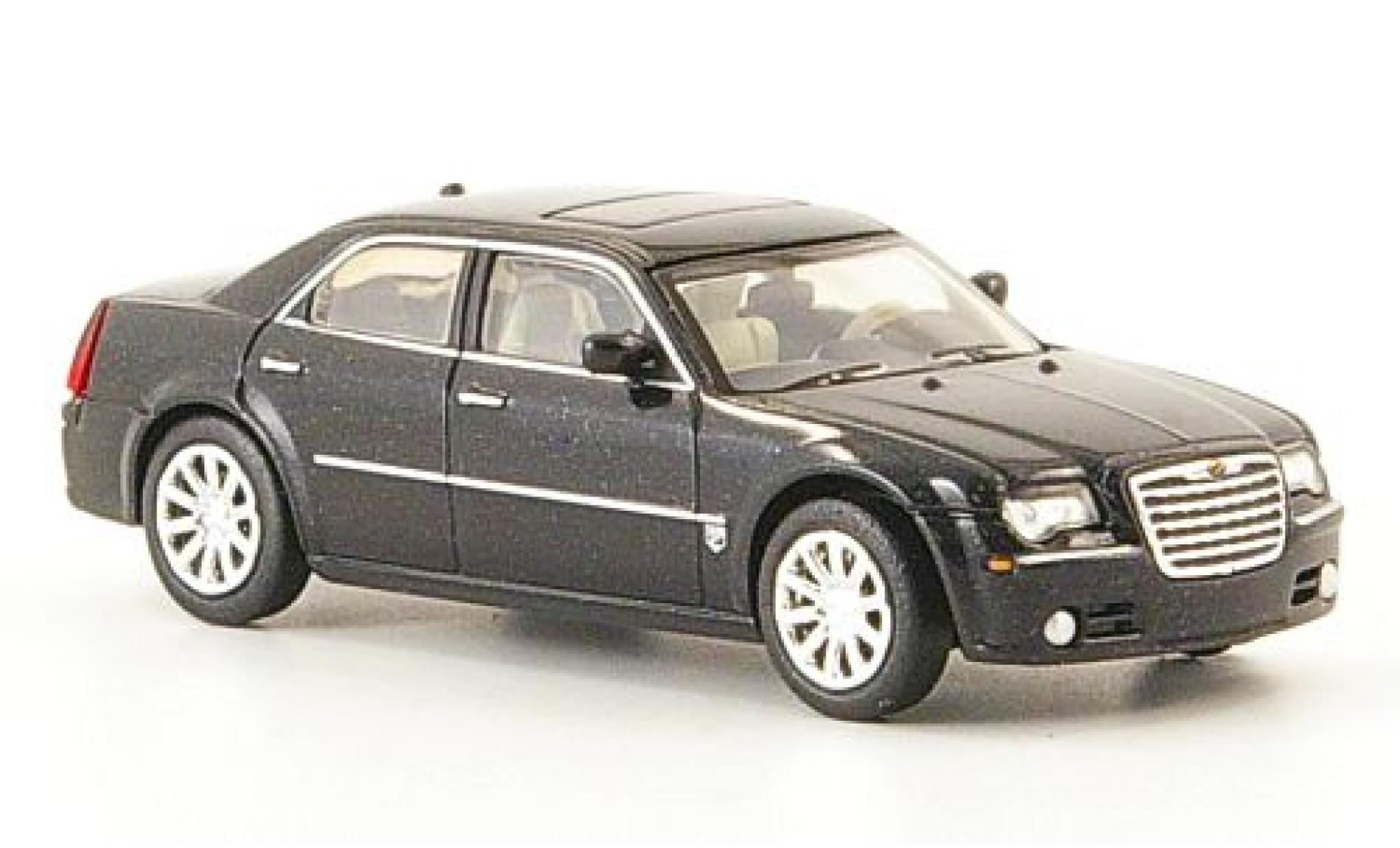 Chrysler 300C 1/87 Ricko HEMI SRT8 metallic zwart 2005 ohne Vitrine modelauto