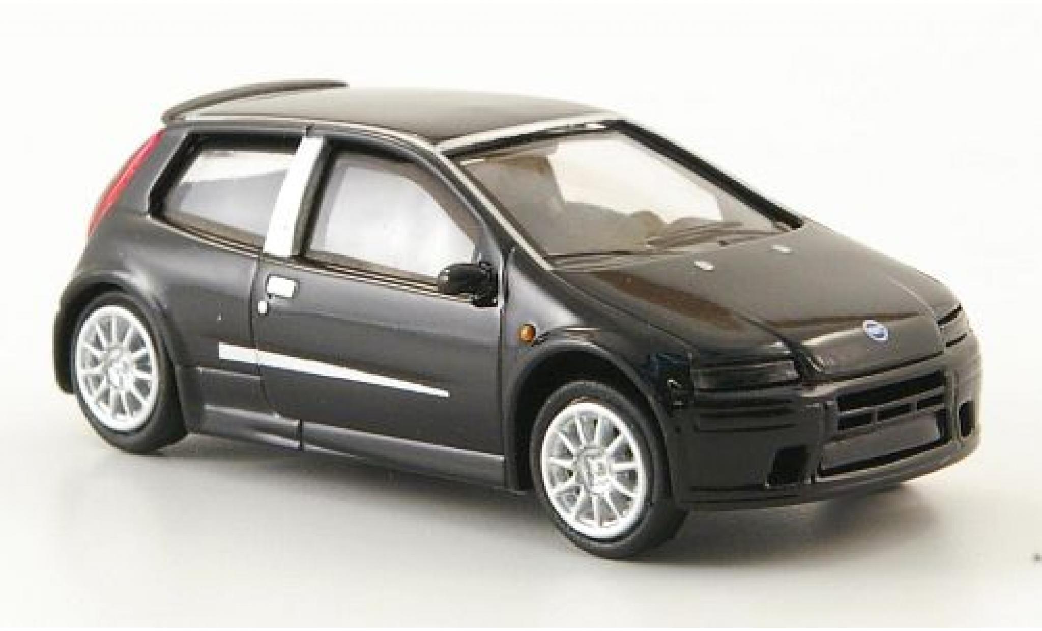 Fiat Punto 1/87 Ricko zwart 2003 modelauto