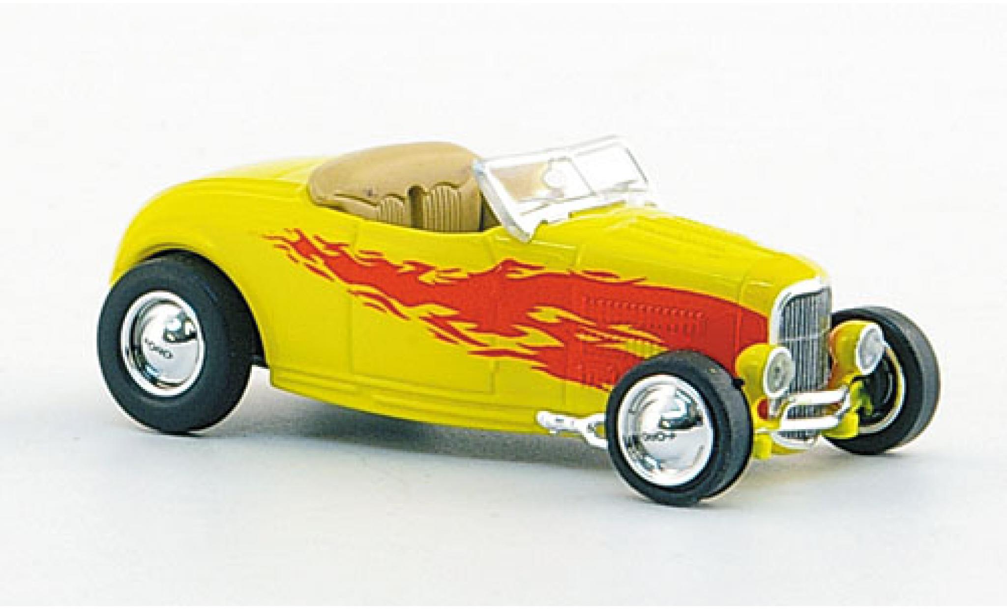 Ford Hot Rod 1/87 Ricko Roadster geel/Dekor 1932 modelauto