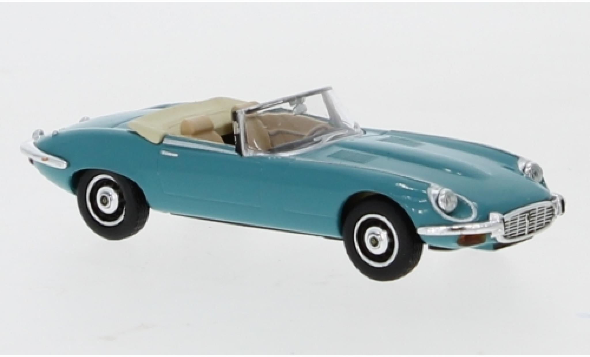 Jaguar E-Type 1/87 Ricko Roadster t&uuml;rkis Verdeck ougroen modelauto