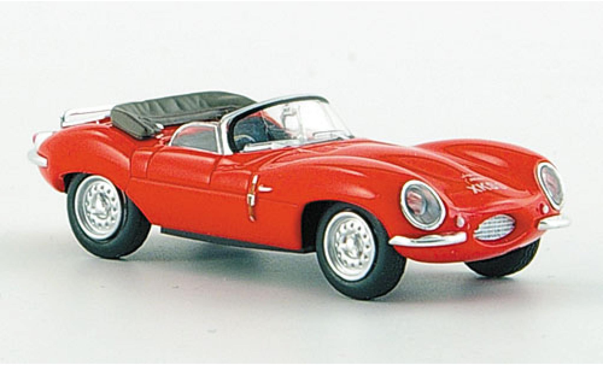 Jaguar XK 1/87 Ricko SS rood 1956 modelauto