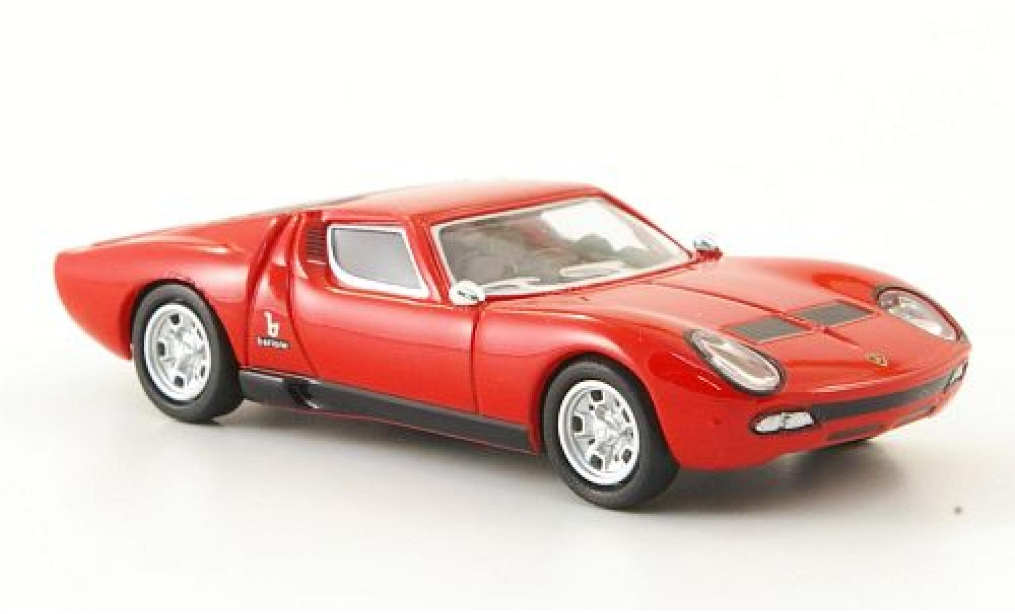 Lamborghini Miura 1/87 Ricko rood 1966 modelauto