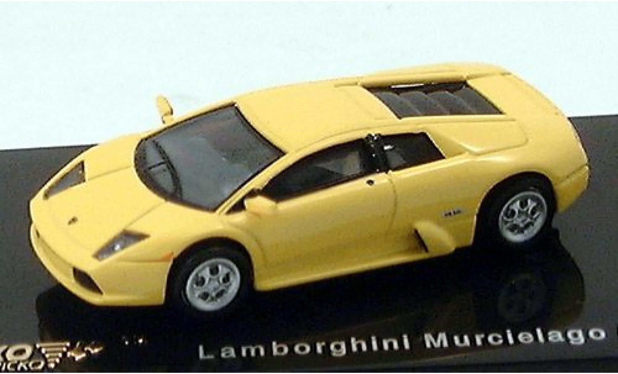 Lamborghini Murcielago 1/87 Ricko geel 2001 modelauto