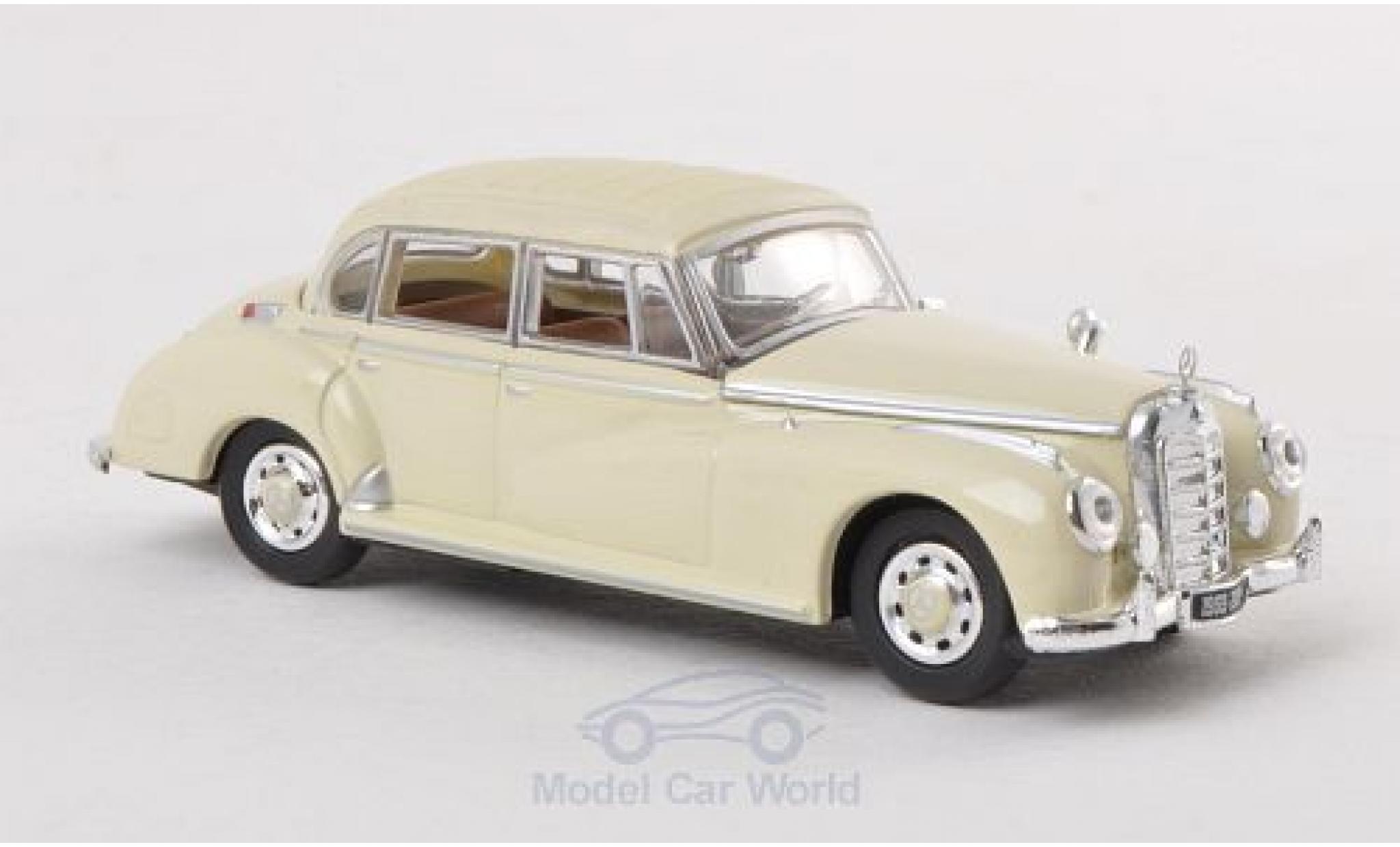 Mercedes 300 1/87 Ricko C Sedan beige 1955 ohne Vitrine modelauto