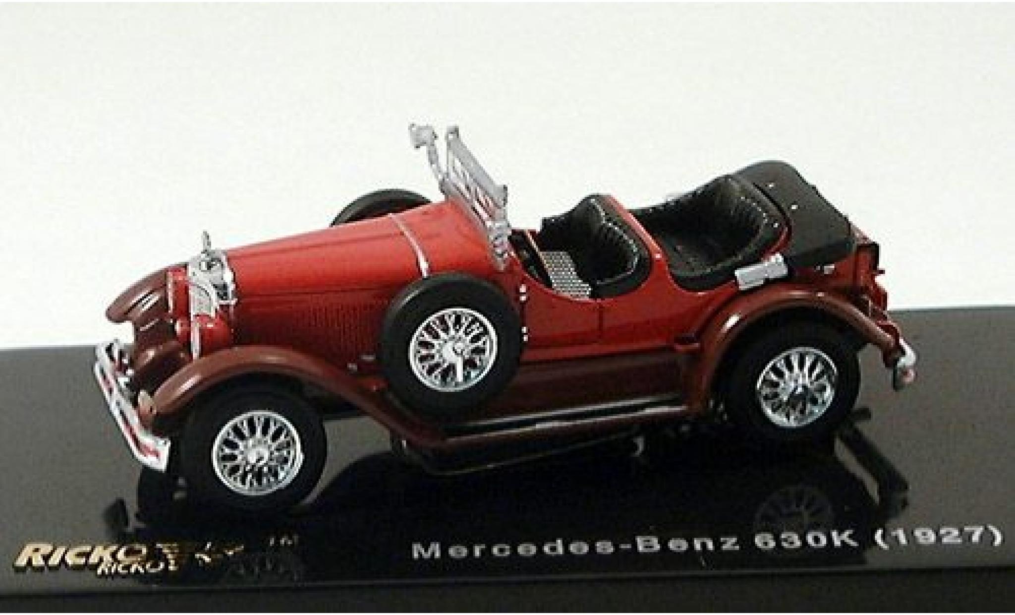Mercedes Classe S 1/87 Ricko 630K rood 1927 modelauto