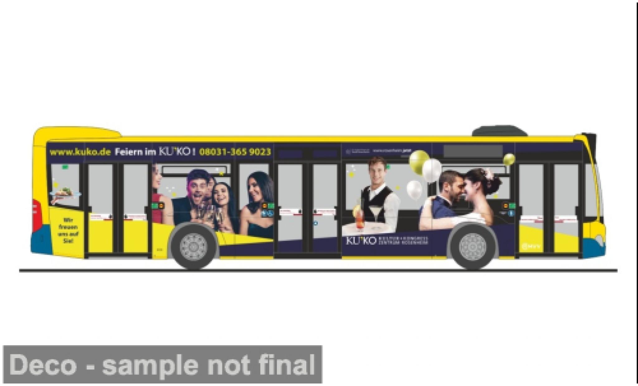 Mercedes Citaro 1/87 Rietze 2015 Stadtverkehr Rozenheim 1:87 modelauto