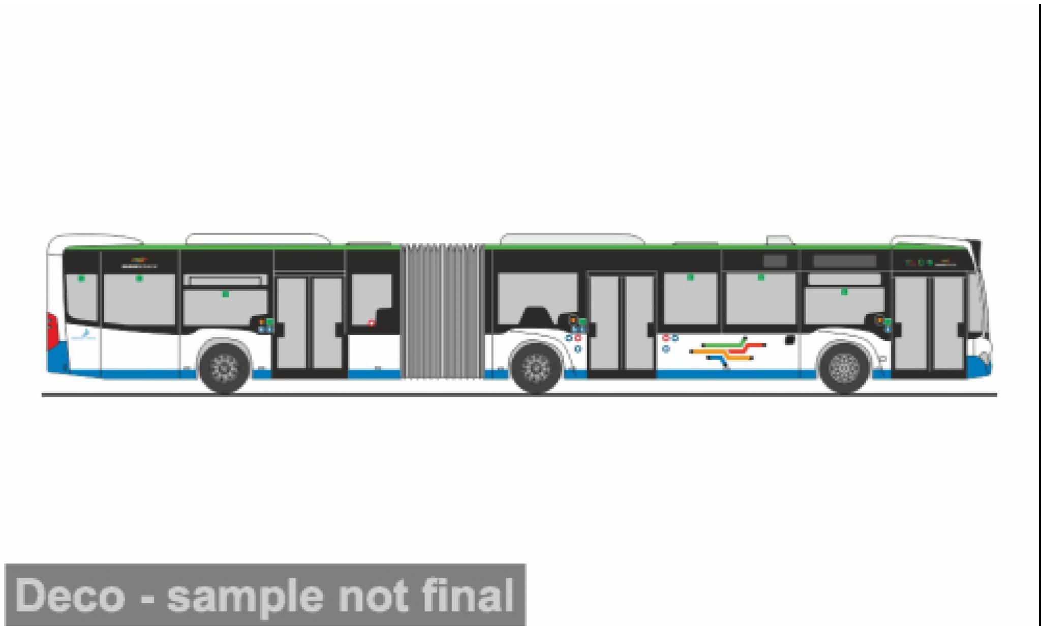 Mercedes Citaro 1/87 Rietze G 2012 Bahnen d.Stadt Monheim 1:87 modelauto