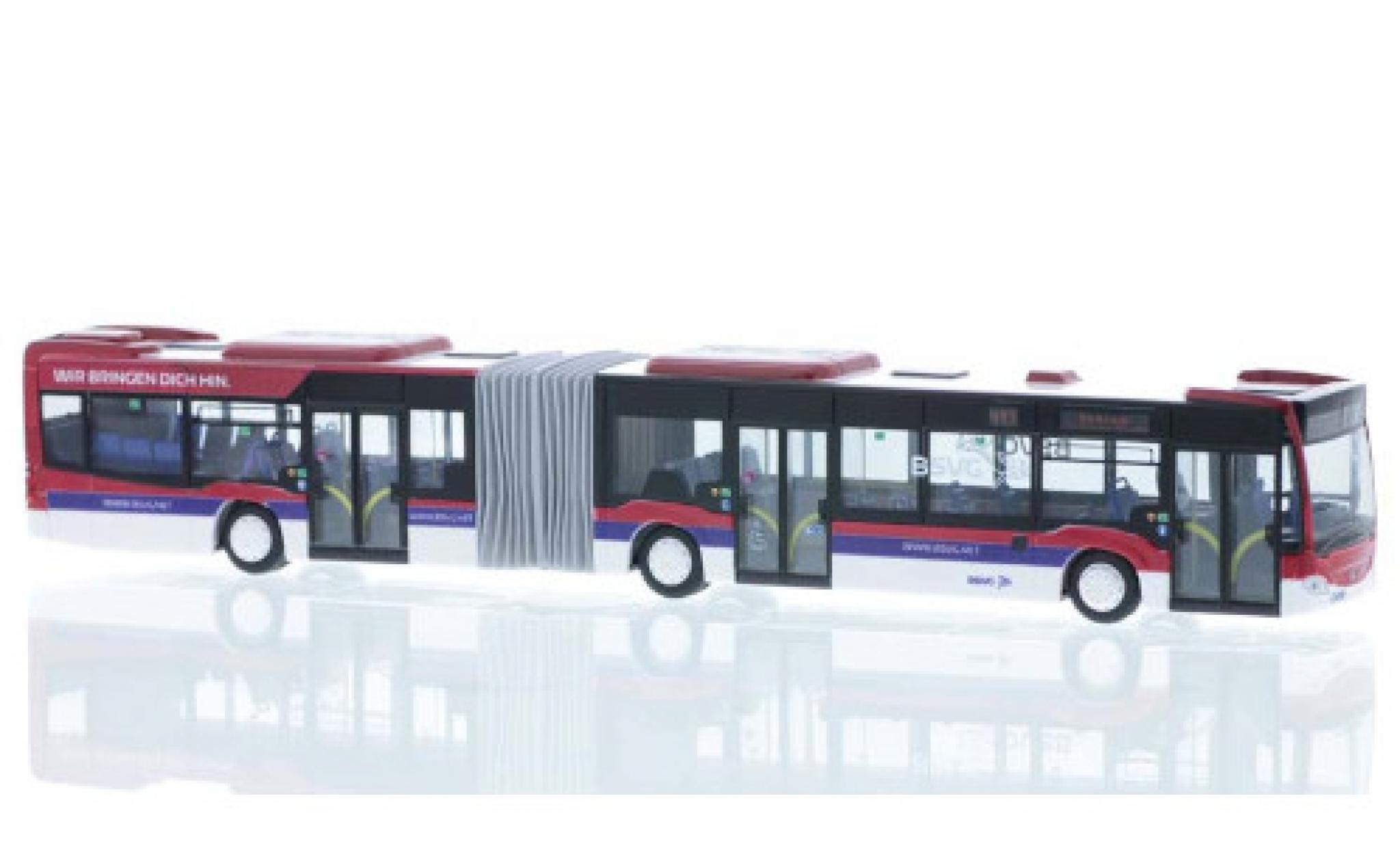 Mercedes Citaro 1/87 Rietze G BSVG Braunschweig 2012 modelauto