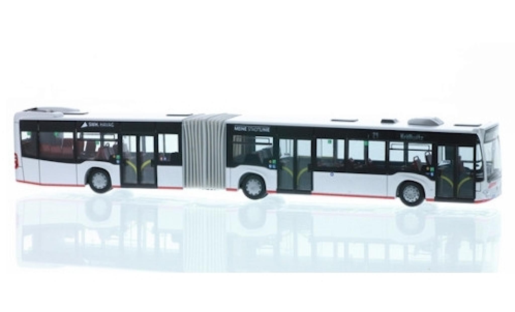 Mercedes Citaro 1/87 Rietze G HAVAG Halle 2015 modelauto
