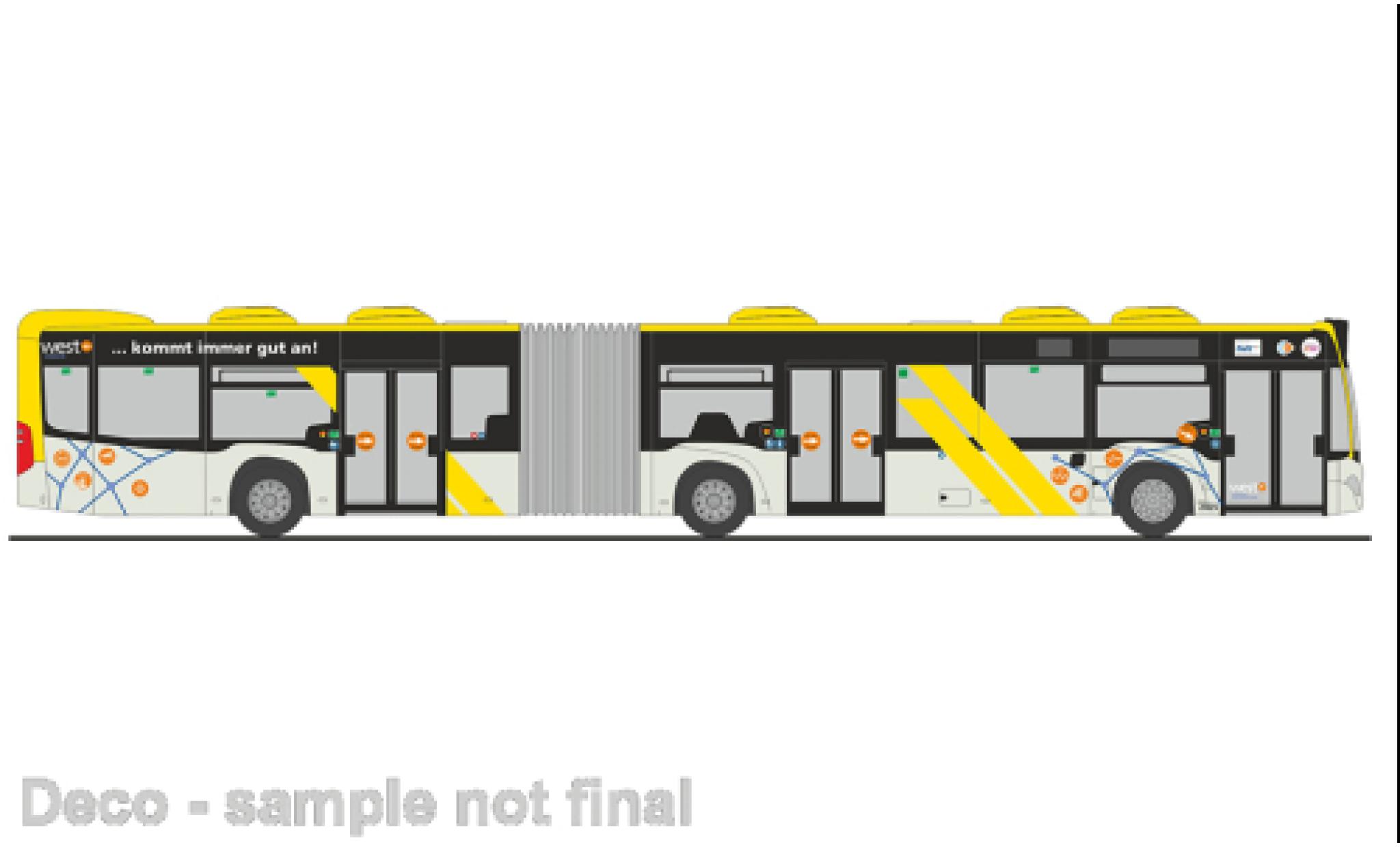 Mercedes Citaro 1/87 Rietze G WestVerkehr Geilenkirchen 2015 1:87 modelauto