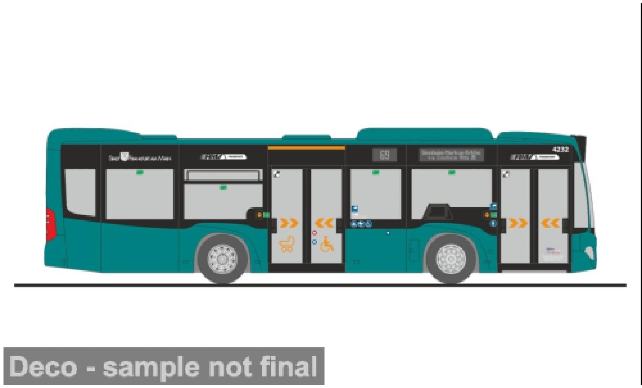 Mercedes Citaro 1/87 Rietze K 2012 traffiQ Frankfurt 1:87 modelauto