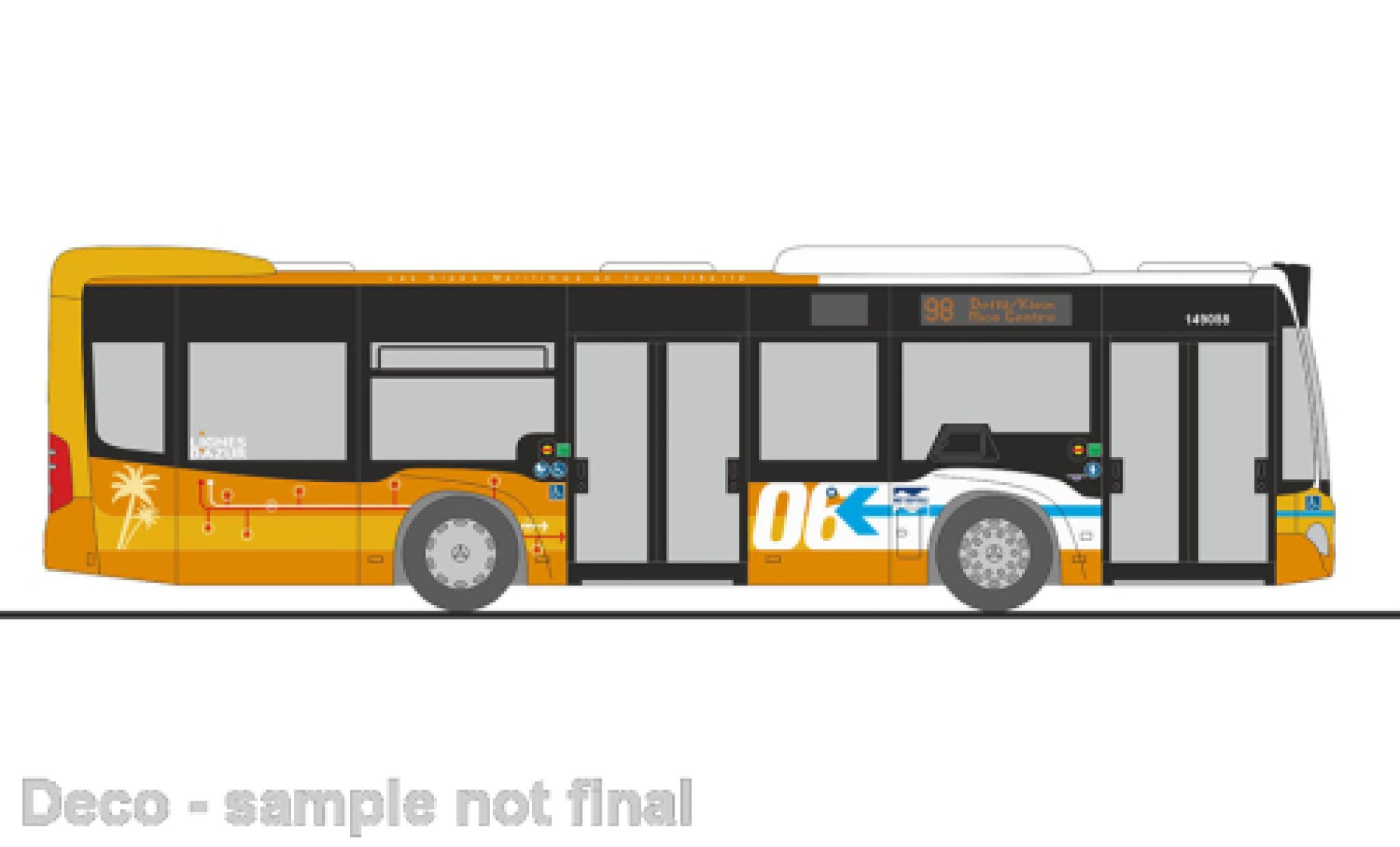 Mercedes Citaro 1/87 Rietze K Lignes D Azur (FR) 2015 1:87 modelauto
