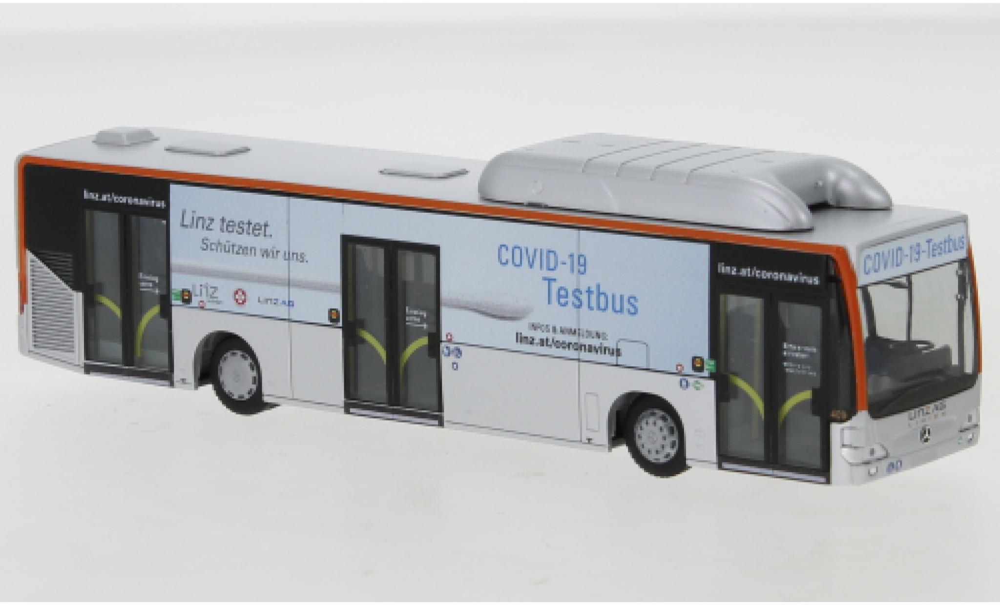 Mercedes Citaro 1/87 Rietze Linz AG - Covid 19 Testbus (AT) 2006 modelauto