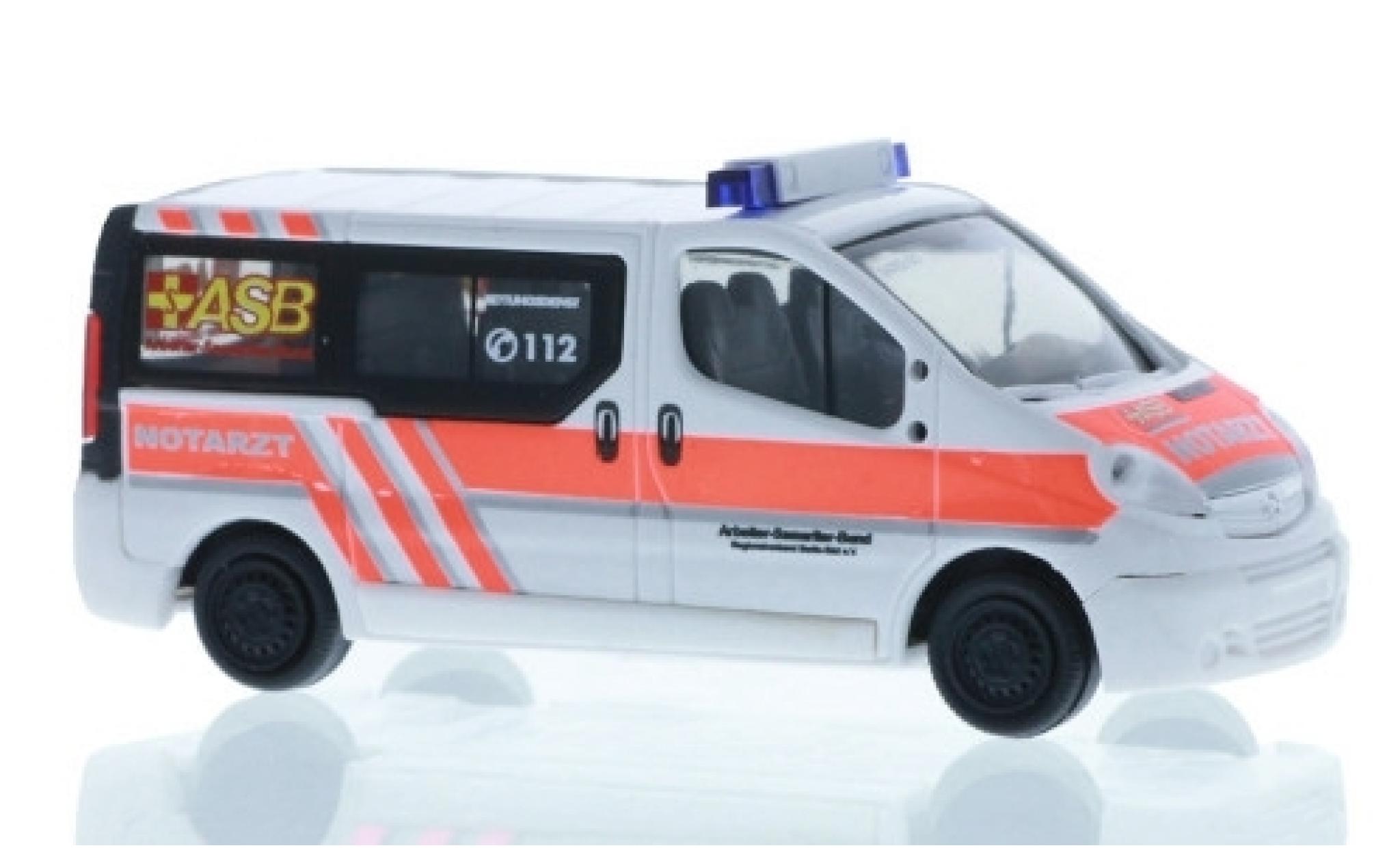 Opel Vivaro 1/87 Rietze ASB Berlin-S&uuml;d - Notarzt modelauto