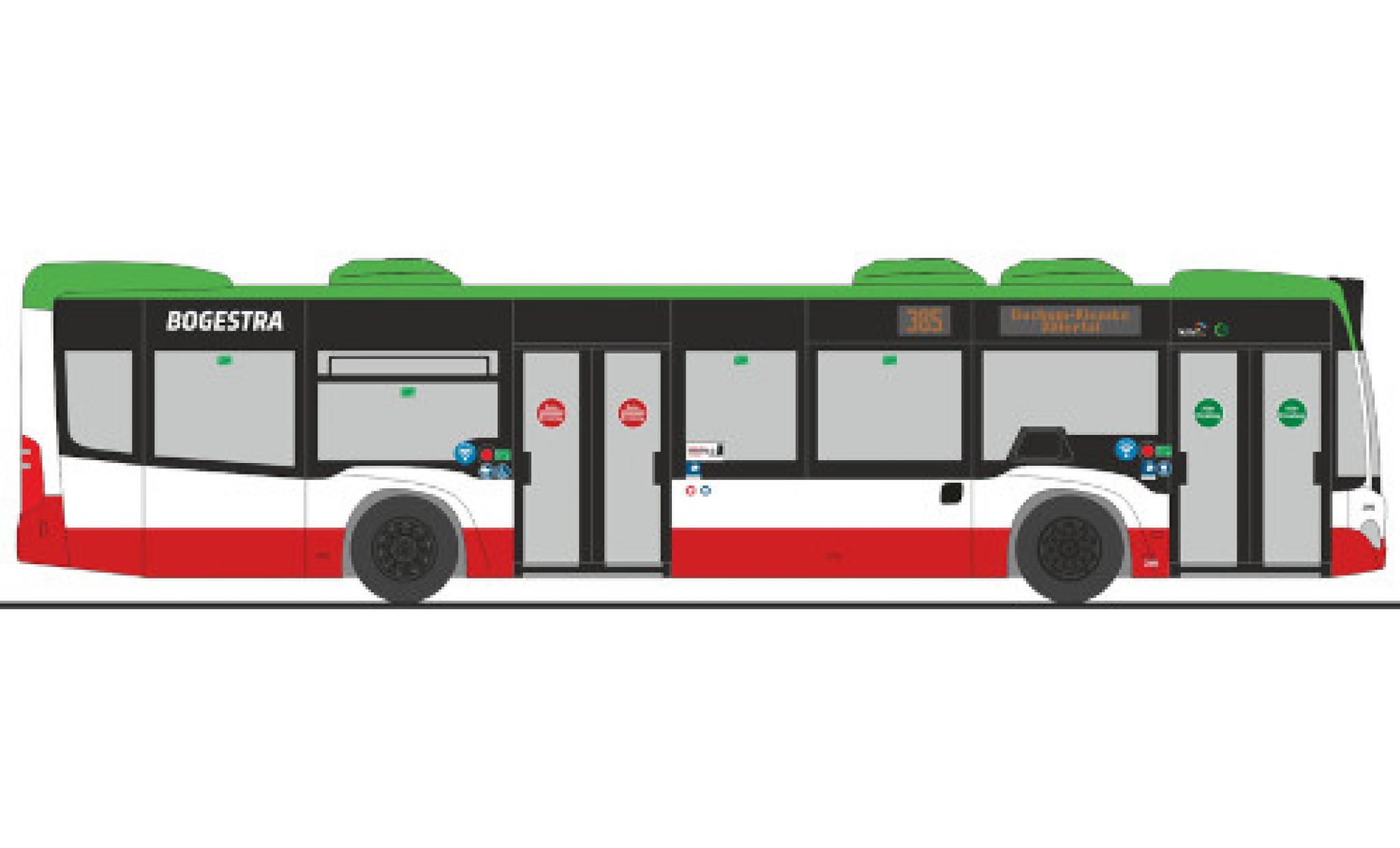 Mercedes Citaro 1/87 Rietze Bogestra 2012 modelauto