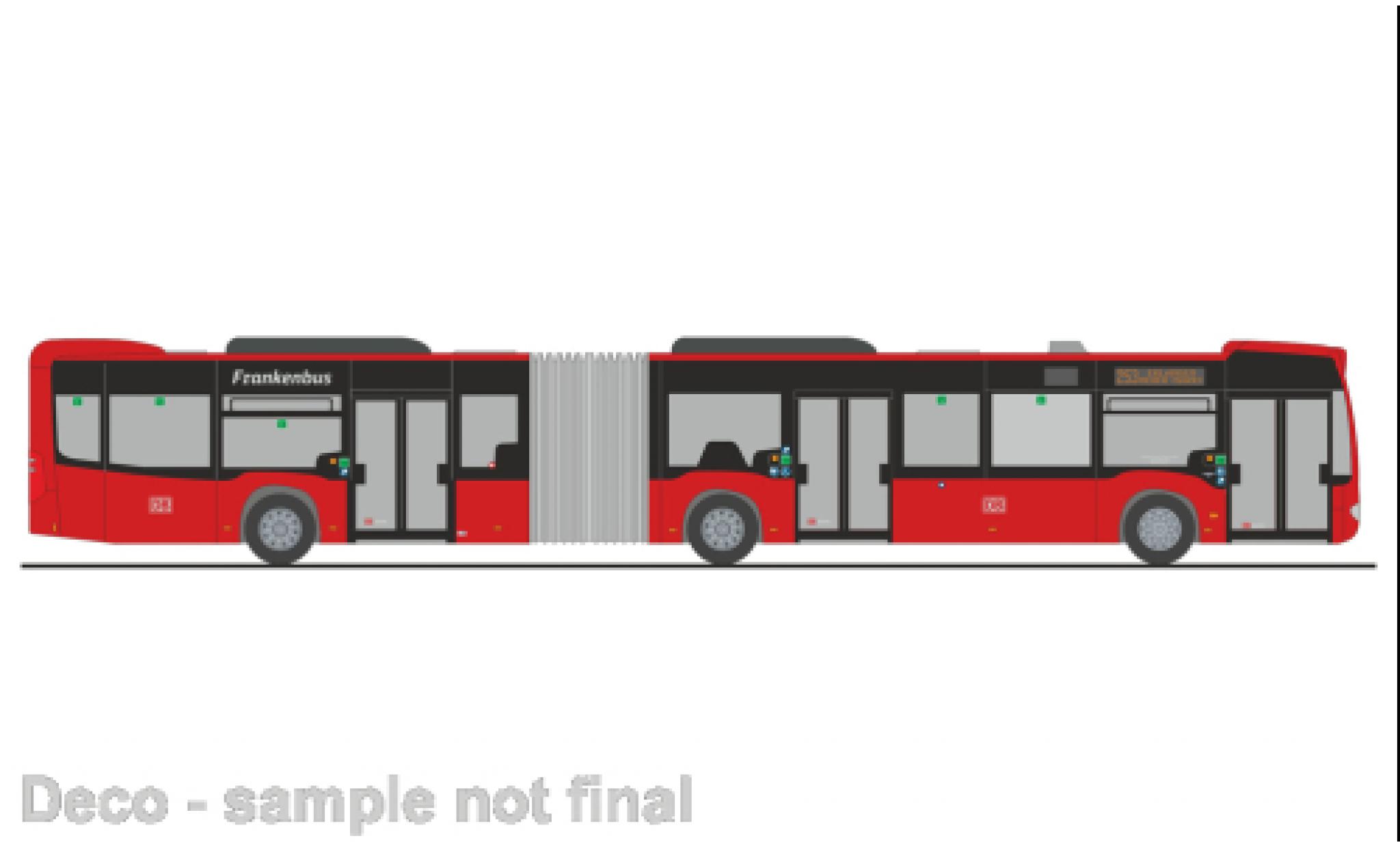 Mercedes Citaro 1/87 Rietze G DB - Frankenbus 2012 modelauto