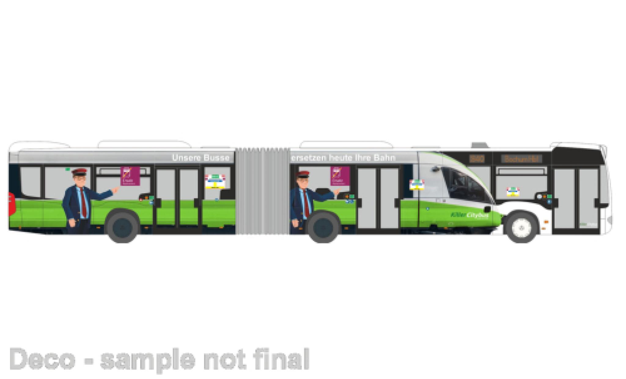 Mercedes Citaro 1/87 Rietze G Killer Citybus Witten 2012 modelauto