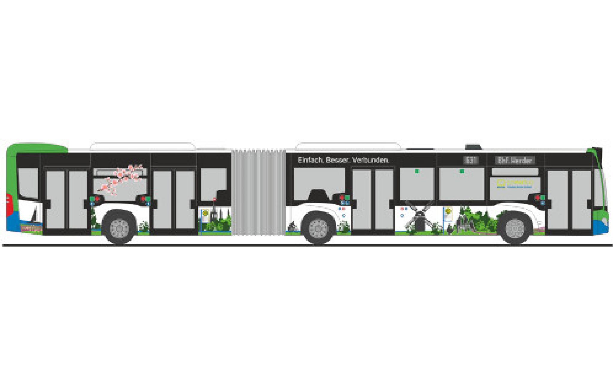 Mercedes Citaro 1/87 Rietze G Regiobus Potsdam Mittelmark 2015 modelauto