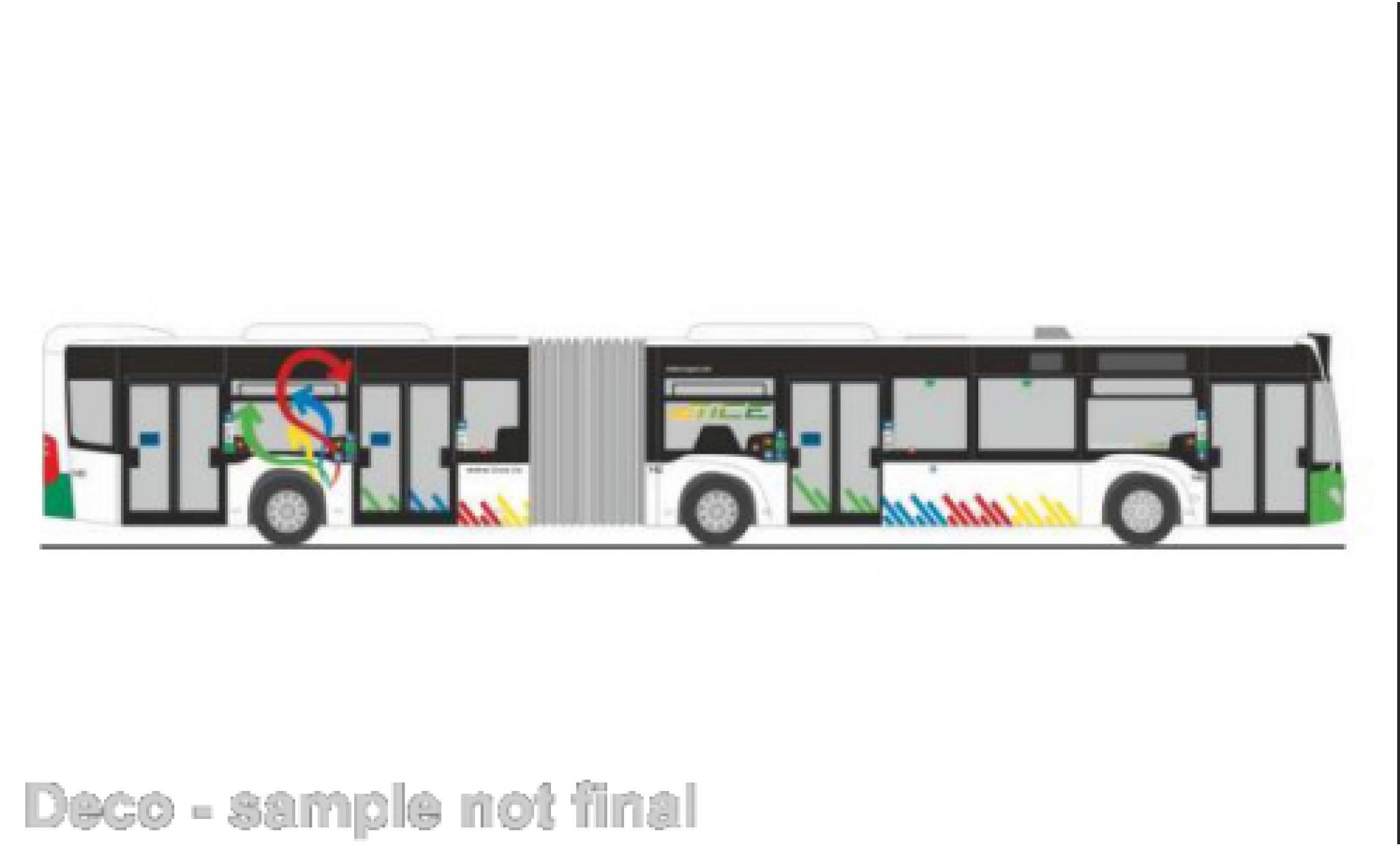 Mercedes Citaro 1/87 Rietze G TICE (LU) 2015 modelauto