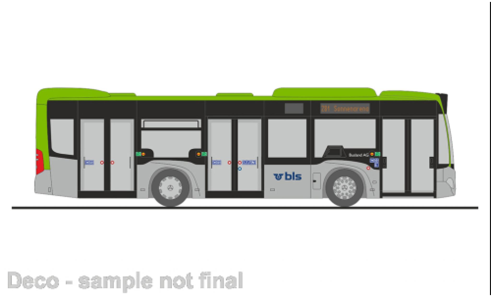 Mercedes Citaro 1/87 Rietze K BLS (CH) 2015 modelauto