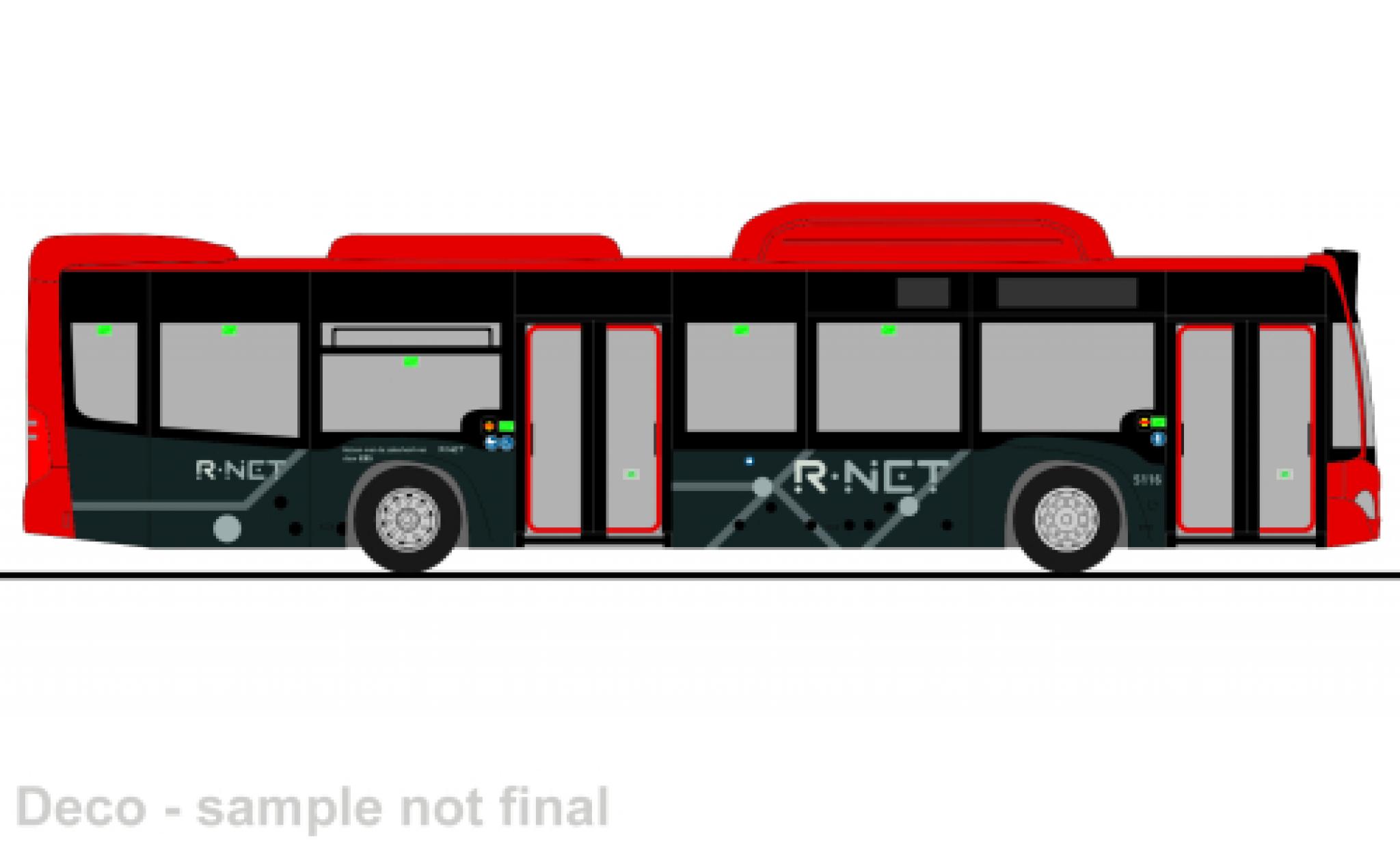 Mercedes Citaro 1/87 Rietze NGT R-Net (NL) 2015 modelauto