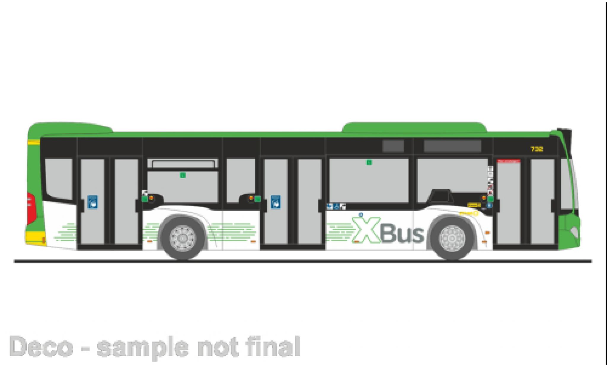 Mercedes Citaro 1/87 Rietze Stoag Oberhausen XBus 2015 modelauto