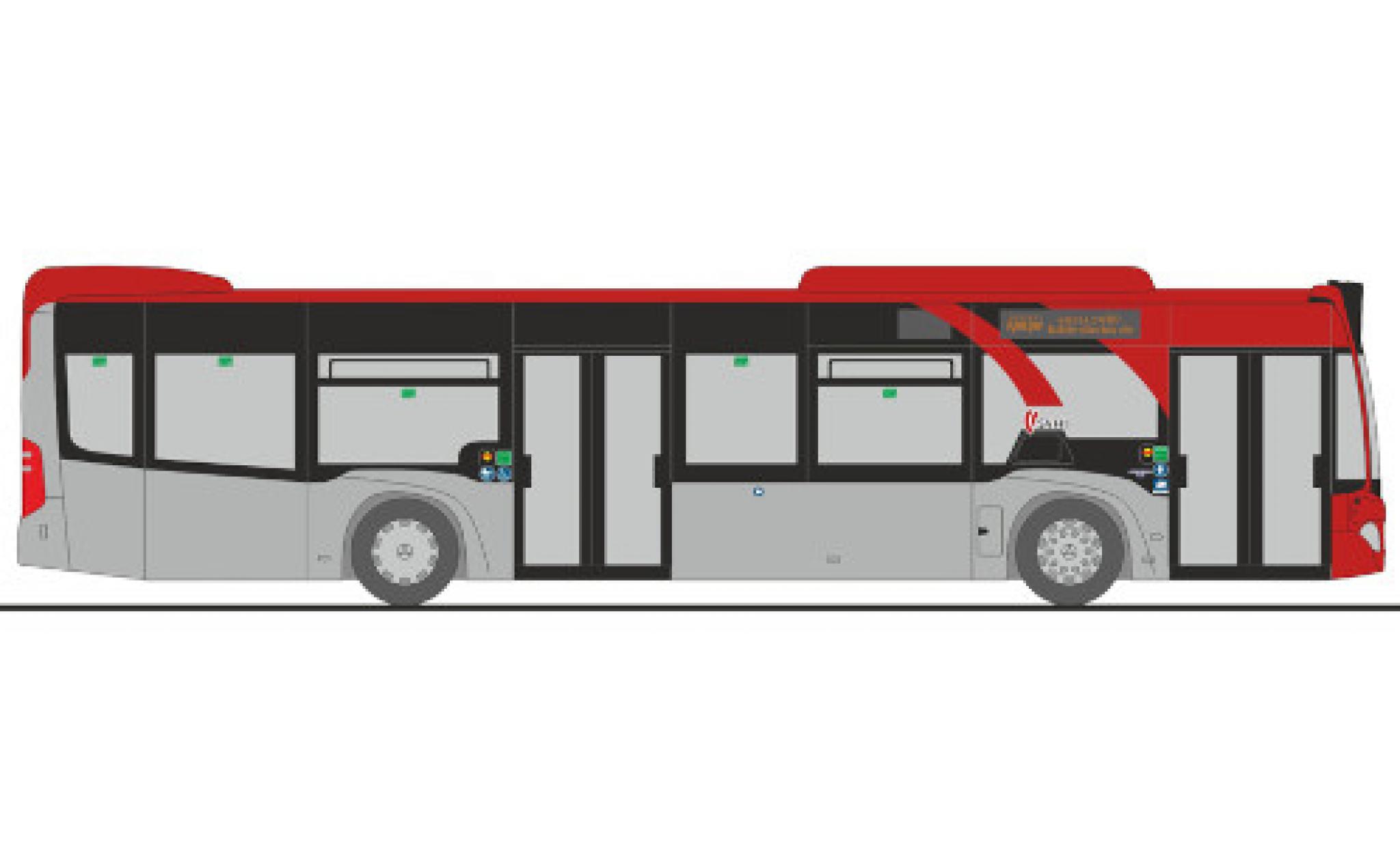 Mercedes Citaro 1/87 Rietze SVHI Hildesheim 2015 modelauto