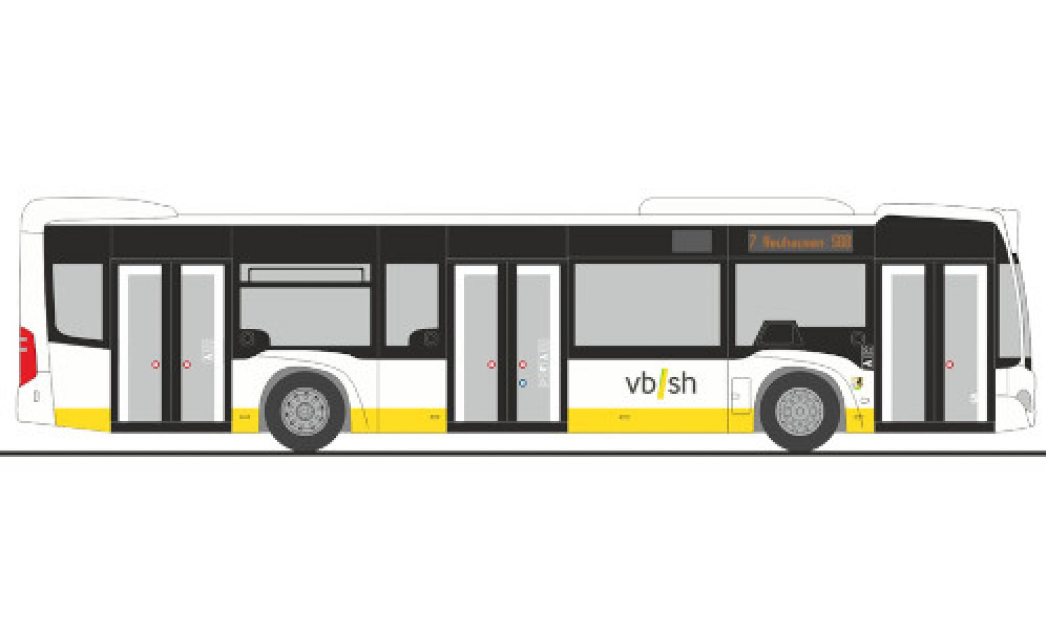 Mercedes Citaro 1/87 Rietze VBSH Schaffhausen (CH) 2012 modelauto