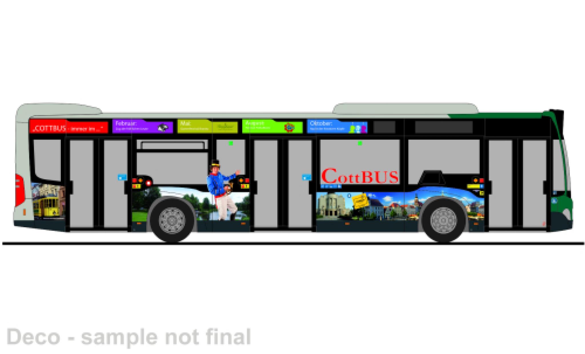 Mercedes Citaro 1/87 Rietze VIP Potsdam - CottBus 2015 modelauto