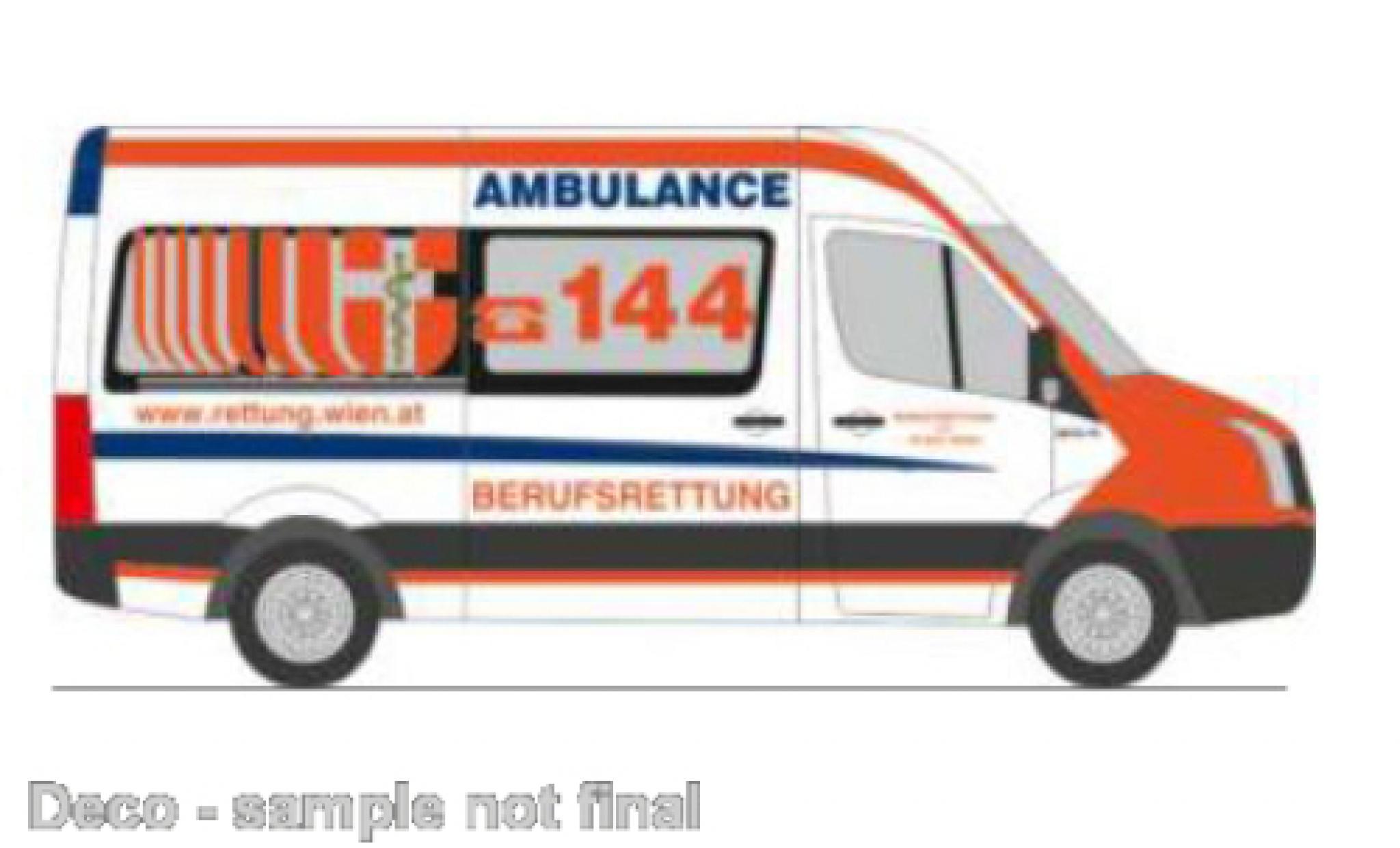 Volkswagen Crafter 1/87 Rietze Sauvetage professionnel Wien (A) modelauto