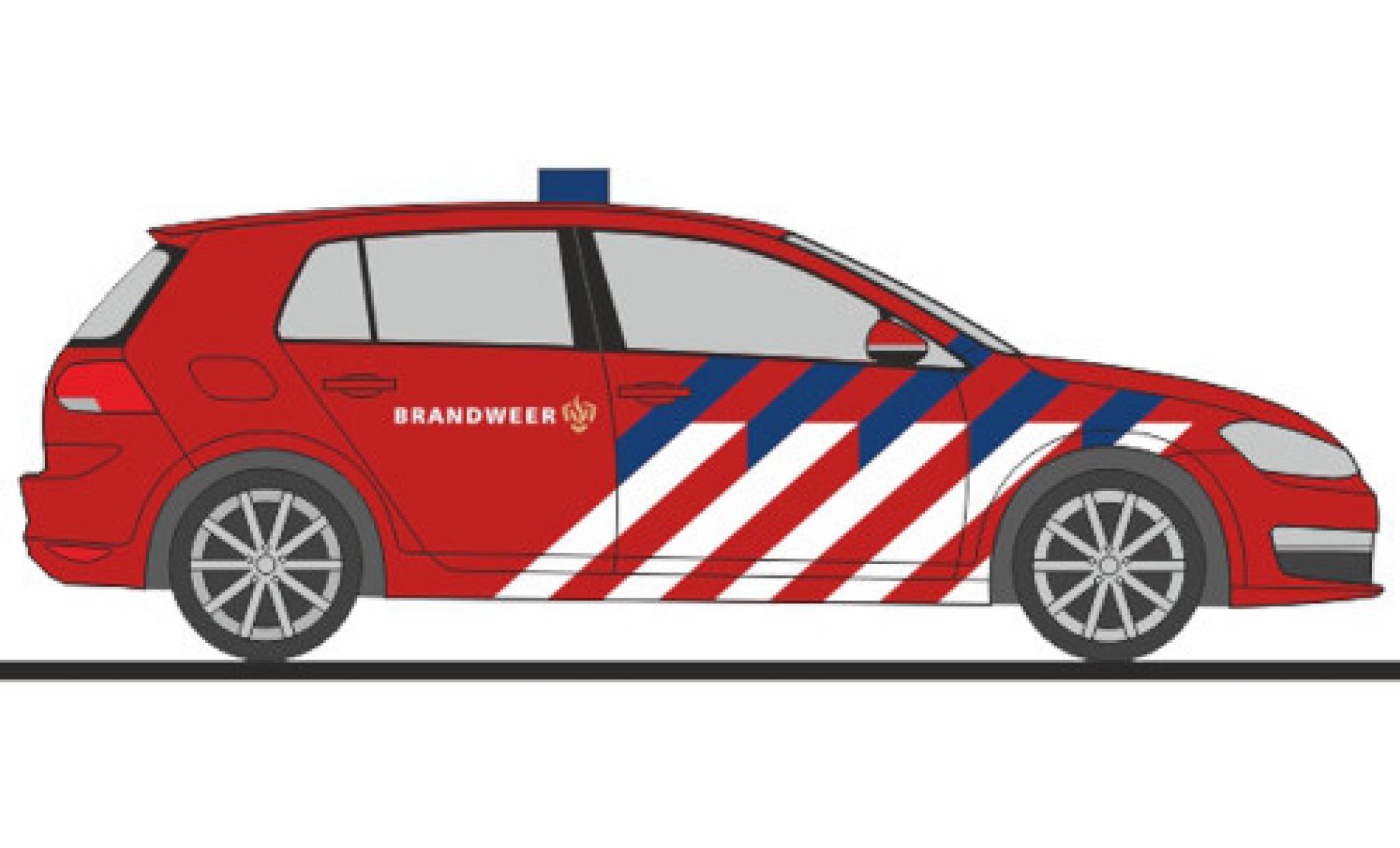 Volkswagen Golf 1/87 Rietze VII Brandweer (NL) modelauto
