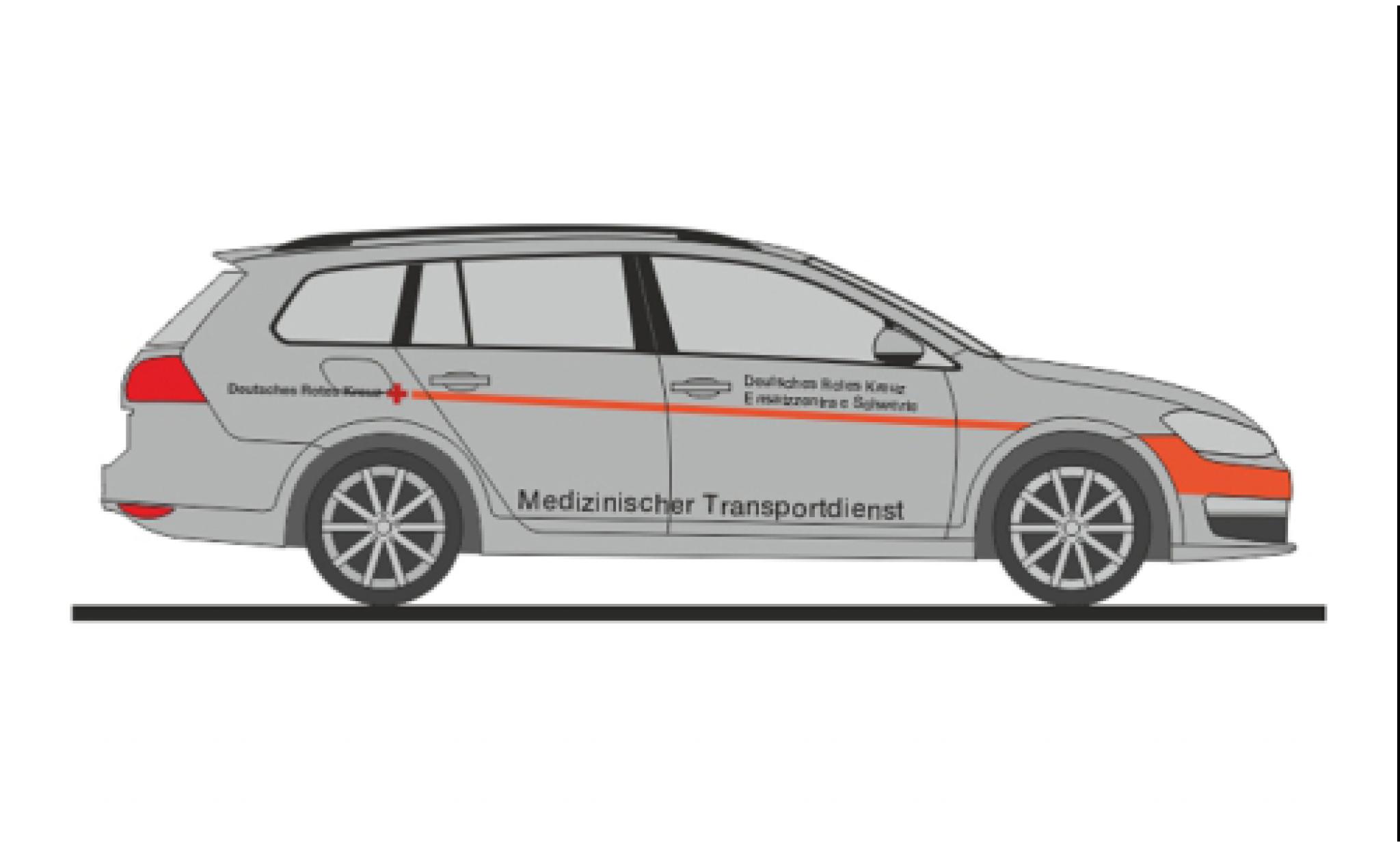 Volkswagen Golf 1/87 Rietze VII Variant DRK med. Transportdienste Iserlohn - Land modelauto