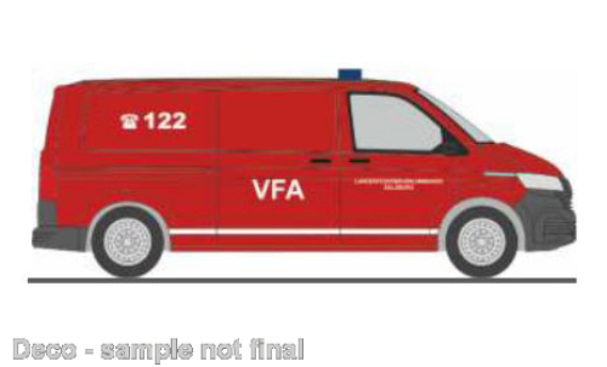Volkswagen T6 1/87 Rietze .1 bestelwagen Landesfeuerwehrkommando Salzburg (AT) modelauto