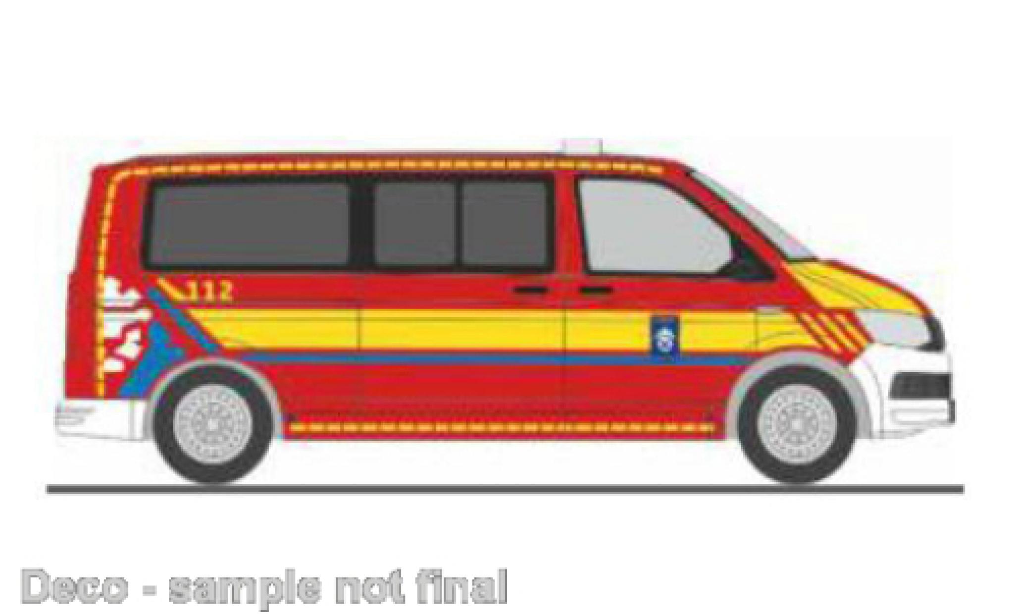 Volkswagen T6 1/87 Rietze bus CGDIS (LU) modelauto