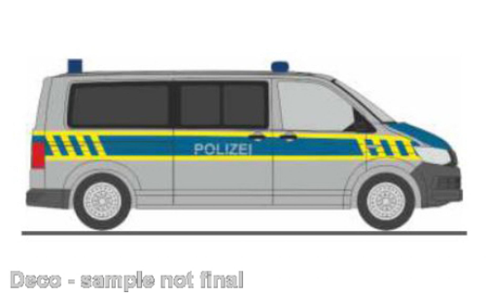Volkswagen T6 1/87 Rietze bus politie Sachsen-Anhalt modelauto