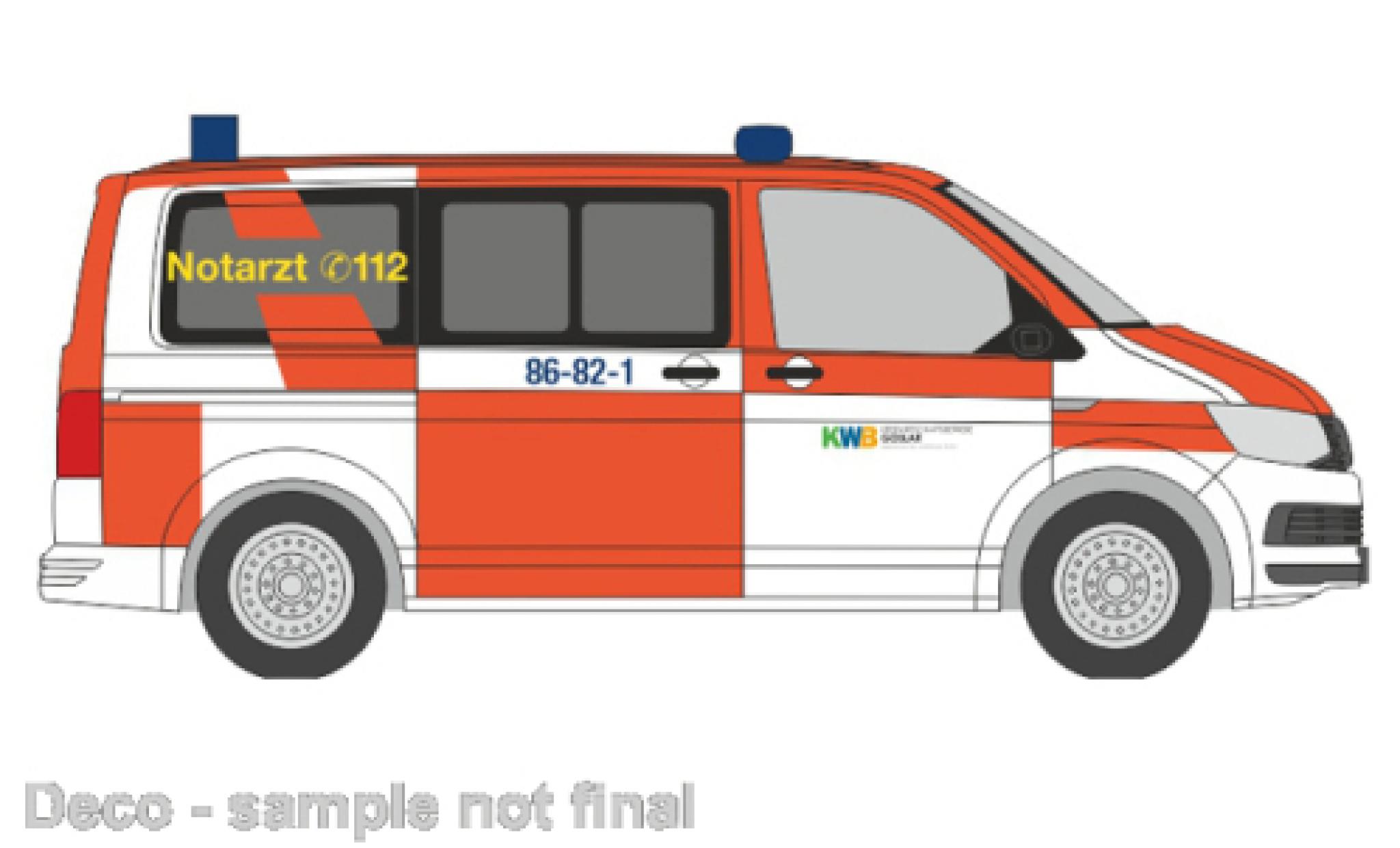 Volkswagen T6 1/87 Rietze NEF KreisWirtschaftsBetriebe Goslar modelauto