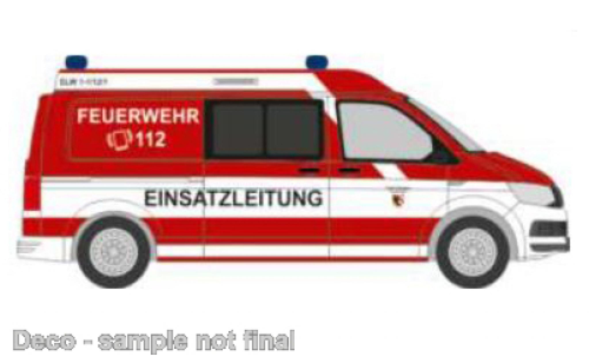 Volkswagen T6 1/87 Rietze brandweer N&uuml;rnberg modelauto