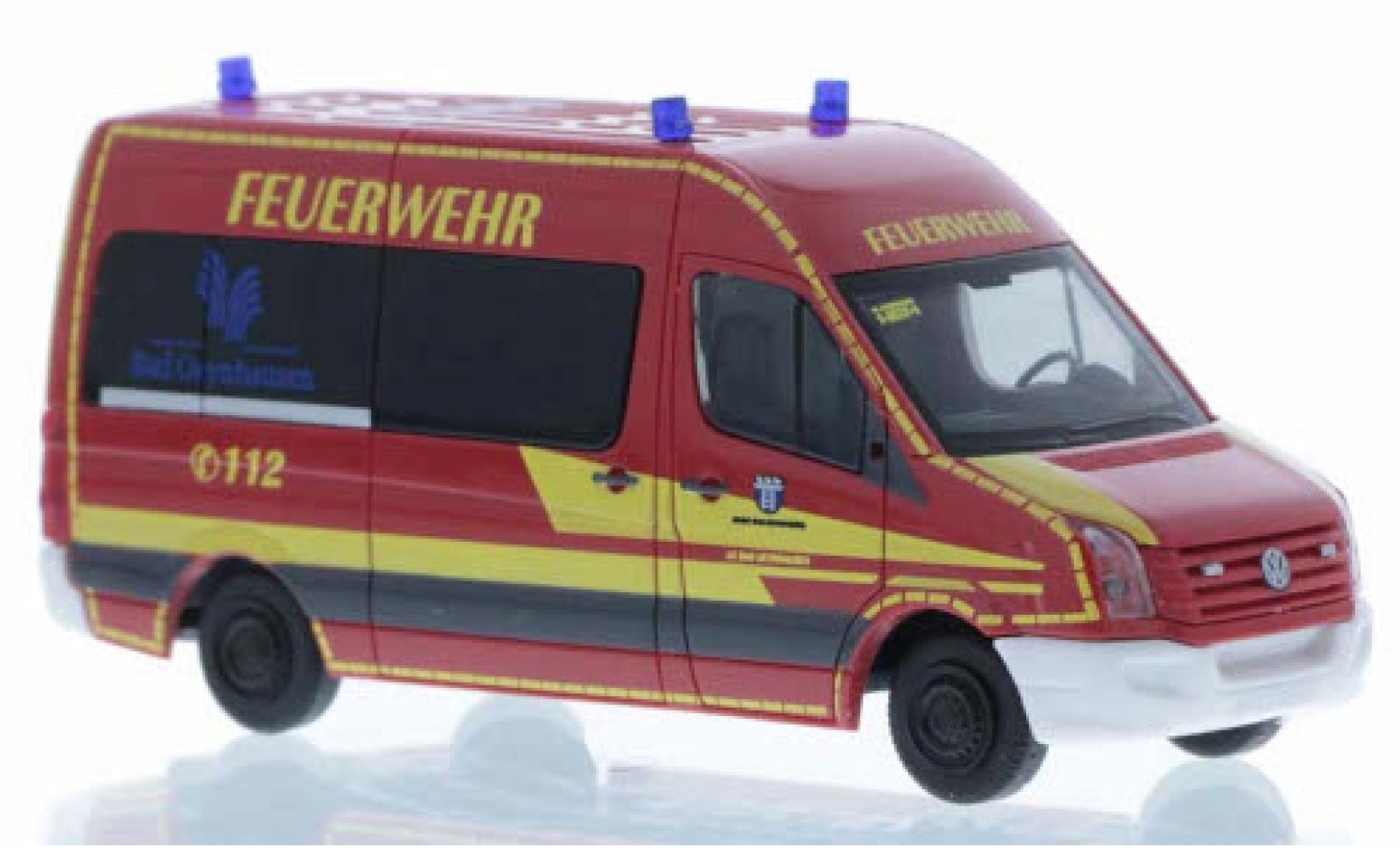 Volkswagen Crafter 1/87 Rietze Brandweer Bad Oeynhausen 2011 modelauto