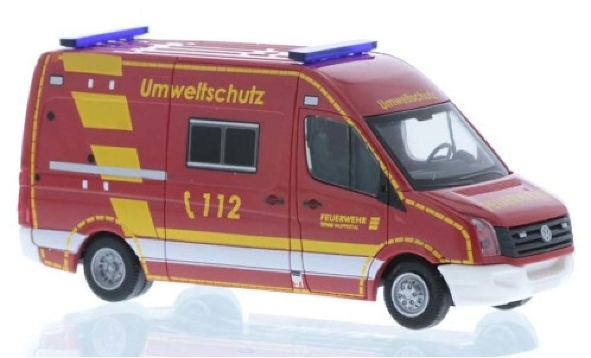 Volkswagen Crafter 1/87 Rietze Brandweer Wuppertal - Umweltschutz 2011 modelauto