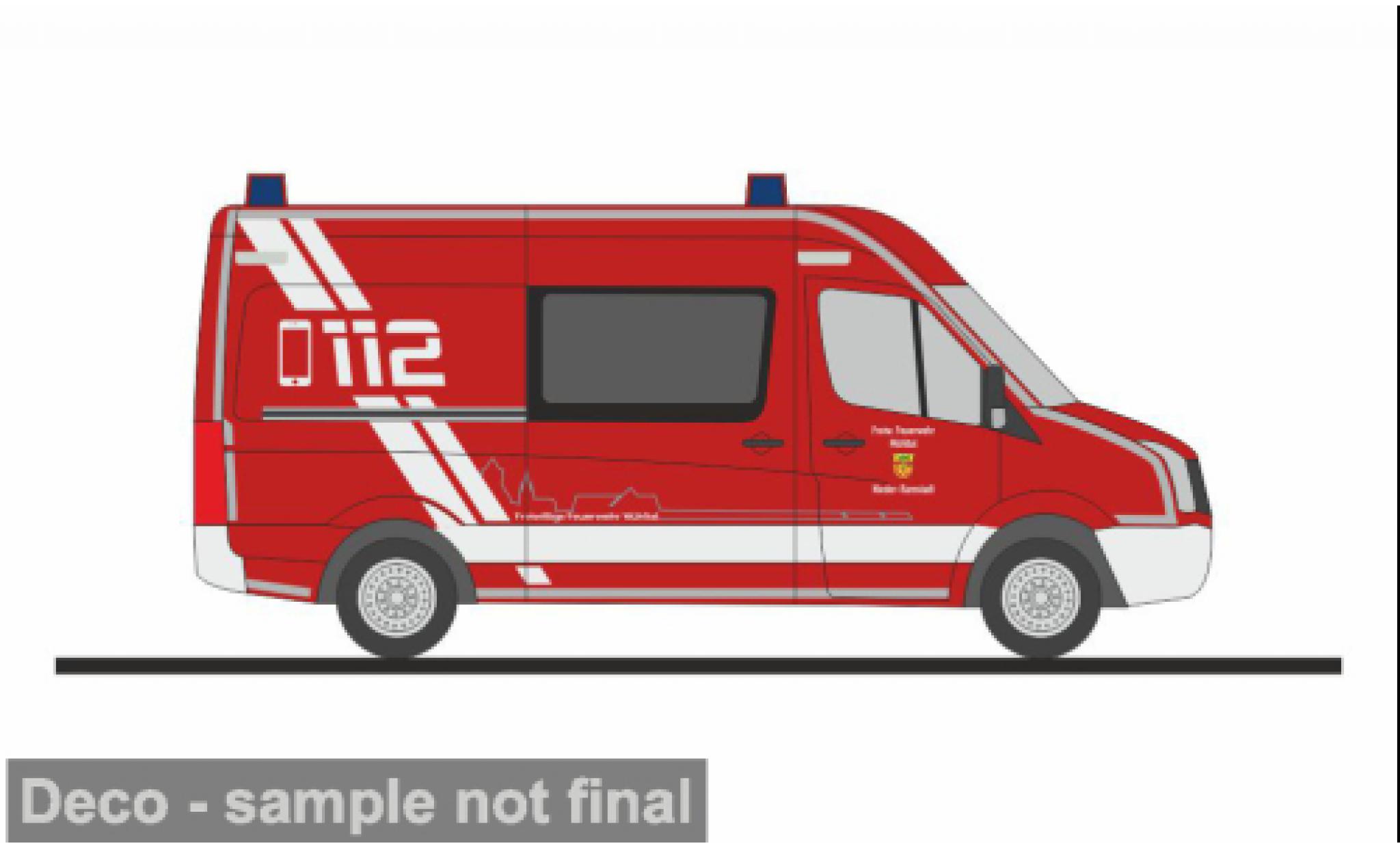 Volkswagen Crafter 1/87 Rietze FW M&uuml;hltal-Nieder Ramstadt 1:87 modelauto