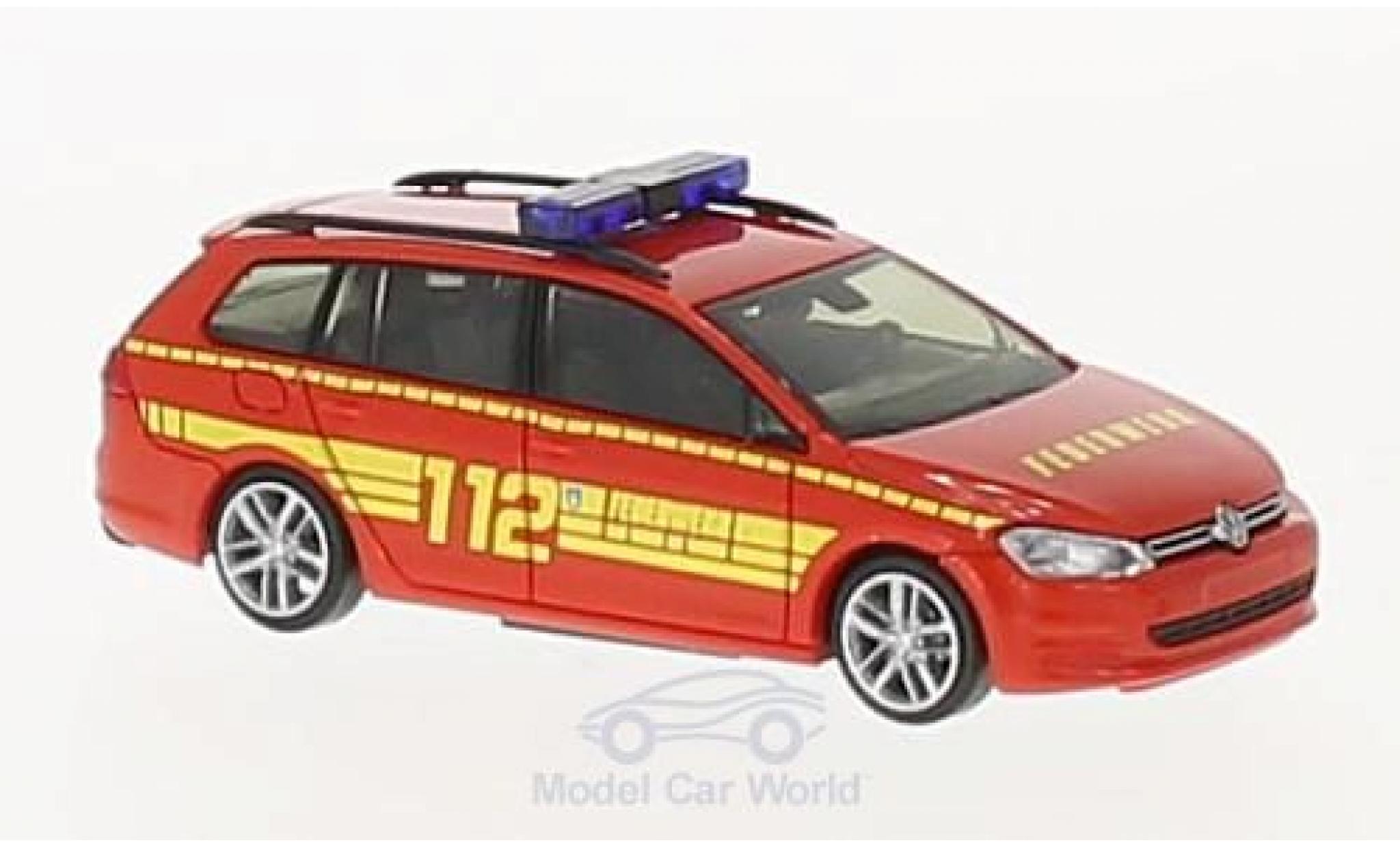 Volkswagen Golf V 1/87 Rietze 7 Variant Brandweer Bad Soden a. Taunus modelauto