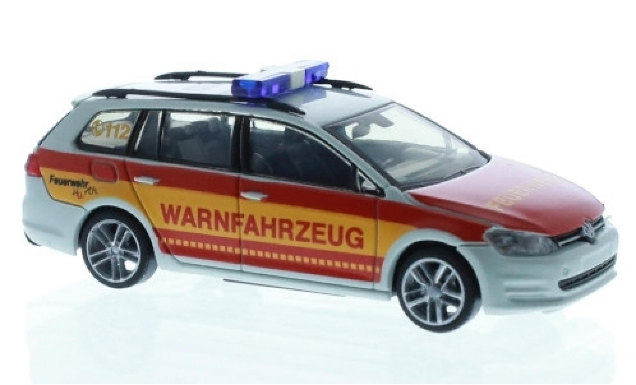 Volkswagen Golf 1/87 Rietze VII Variant Brandweer H&uuml;rth Warnfahrzeug modelauto